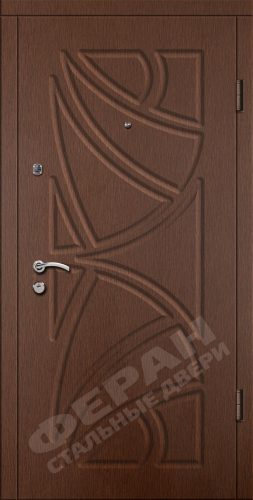 Входная дверь Стандарт 90 960x2050 Правая, Снаружи: Обычный рисунок 9 Венге магия, Внутри: Обычный рисунок 9 Венге магия