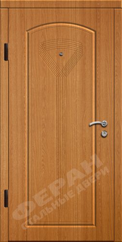 Входная дверь Стандарт 90 960x2050 Правая, Снаружи: Обычный рисунок Ф32 Дуб натуральный, Внутри: Обычный рисунок Ф32 Дуб натуральный