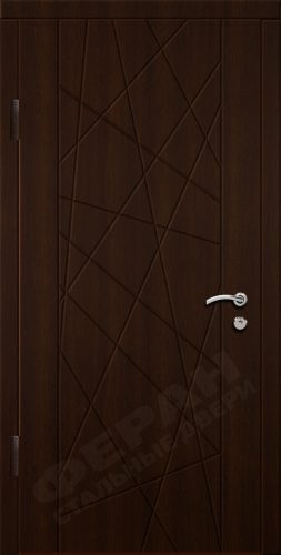 Входная дверь Эконом 70 960x2050 Правая, Снаружи: Обычный рисунок Ф48 Дуб кантри коричневый, Внутри: Обычный рисунок Ф48 Дуб кантри коричневый